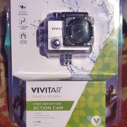 Vivitar HD Action Waterproof Camera / Camcorder - Silver DVR781HD-SIL


