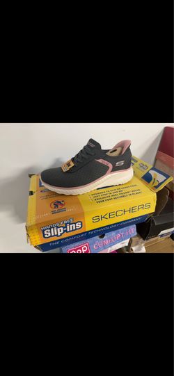 Sketchers bobs hand free slip on chaos stroke of luck sz 5 women’s