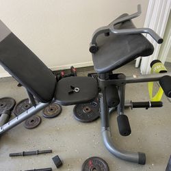 Weight Set And Bench 