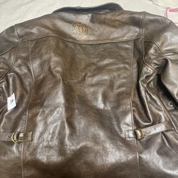 Club 33 Brown Leather Jacket 