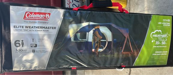 Tent 6 person Coleman elite weather master