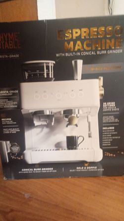 Thyme Table cabacino machine and a ninja Slushi XL both sell together