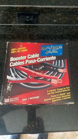 Booster cables(jumper cable)