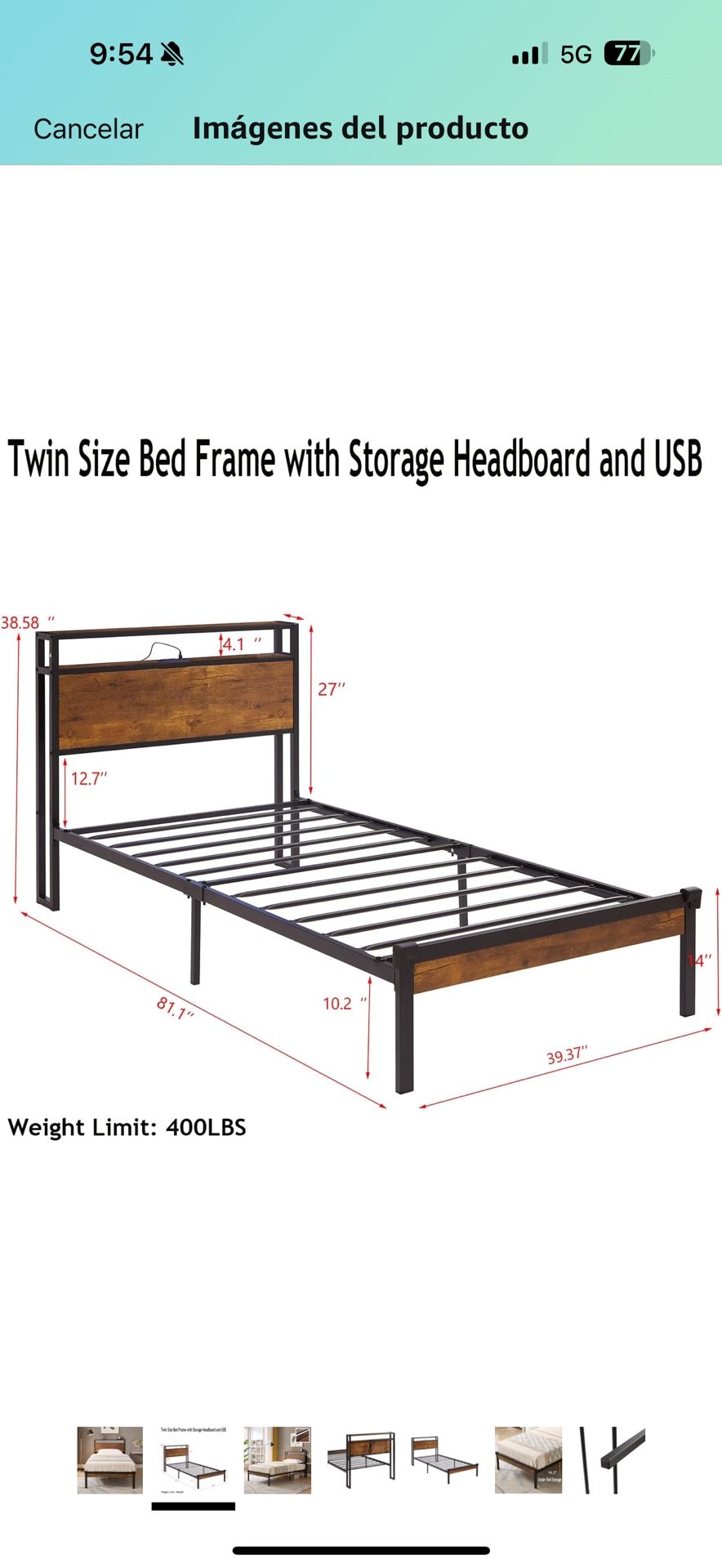 Bed Frame And Mattress