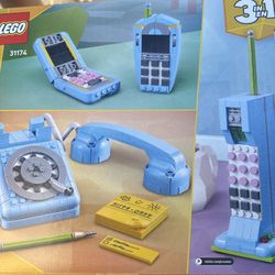 Brand Retro Telephone Lego Full Set