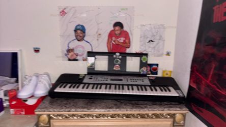 Yamaha piano keyboard used