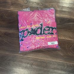 pink Spider Worldwide hoodie Size Large