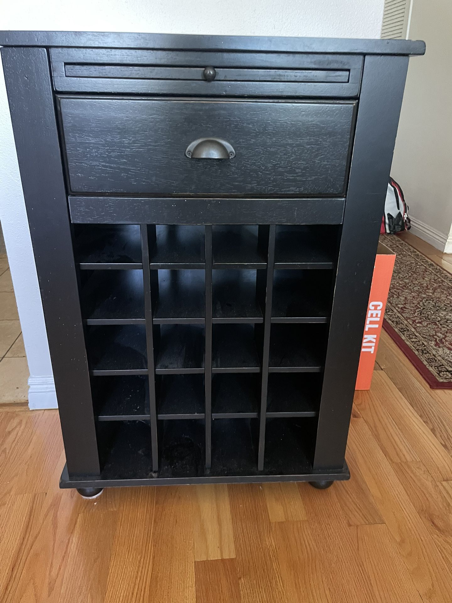 Espresso Wine Rack Cabinet From Bed And bath