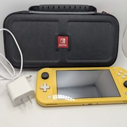 Nintendo Switch Lite With Game And Case 