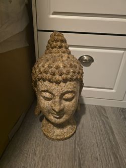 Buddha head statue