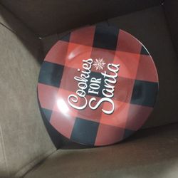 Cookies For Santa Plates