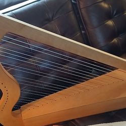 Harp Harpsicle 24 Stringed Instrument With Tuner And Song Book