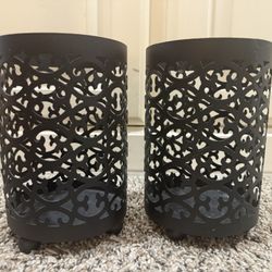 Black Candle Holders