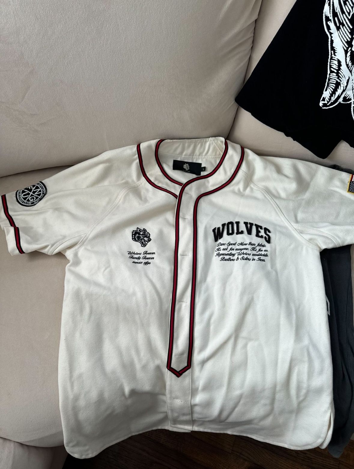 Darc Sport baseball tee off white
