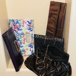 5 Clutch Purses Bundle