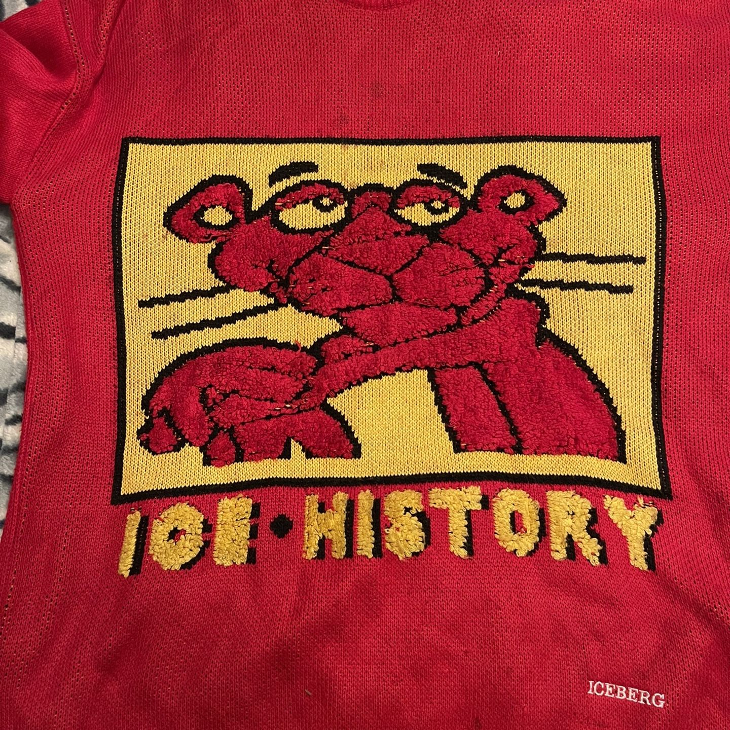 Iceberg pink panther sweater sale