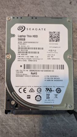 Seagate 500GB 2.5" Internal Hard Drive