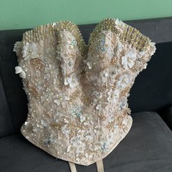 Quinceniera Dress 2 Peace Corset Attach 