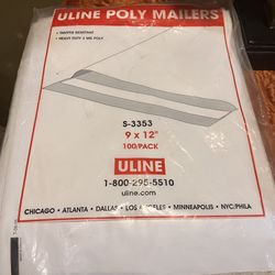 Mailing Poly Bags 9x12 ( 100pack) 