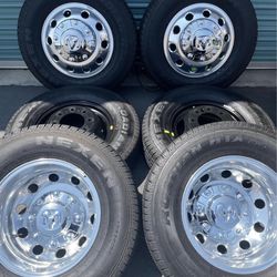 Dodge Ram 3500 Dually Laramie OEM wheels rims tires