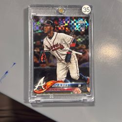 2018 Topps Chrome X Fractor Ozzie Albies