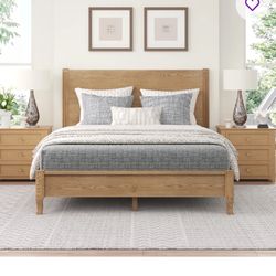 Solid Red Oak Loon Peak Bed - King