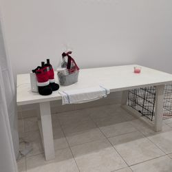 As Is Wood Table. Needs Some TLC