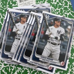 Lot Of (20). 2024 Aaron Judge Bowman Cards 