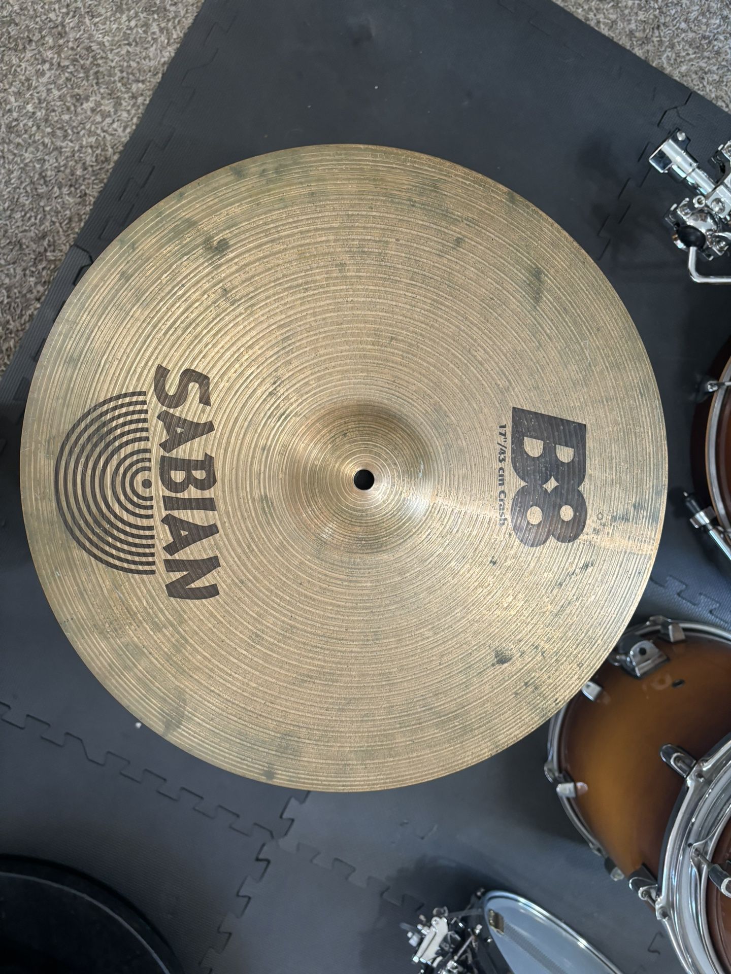 17in Sabian B8 crash