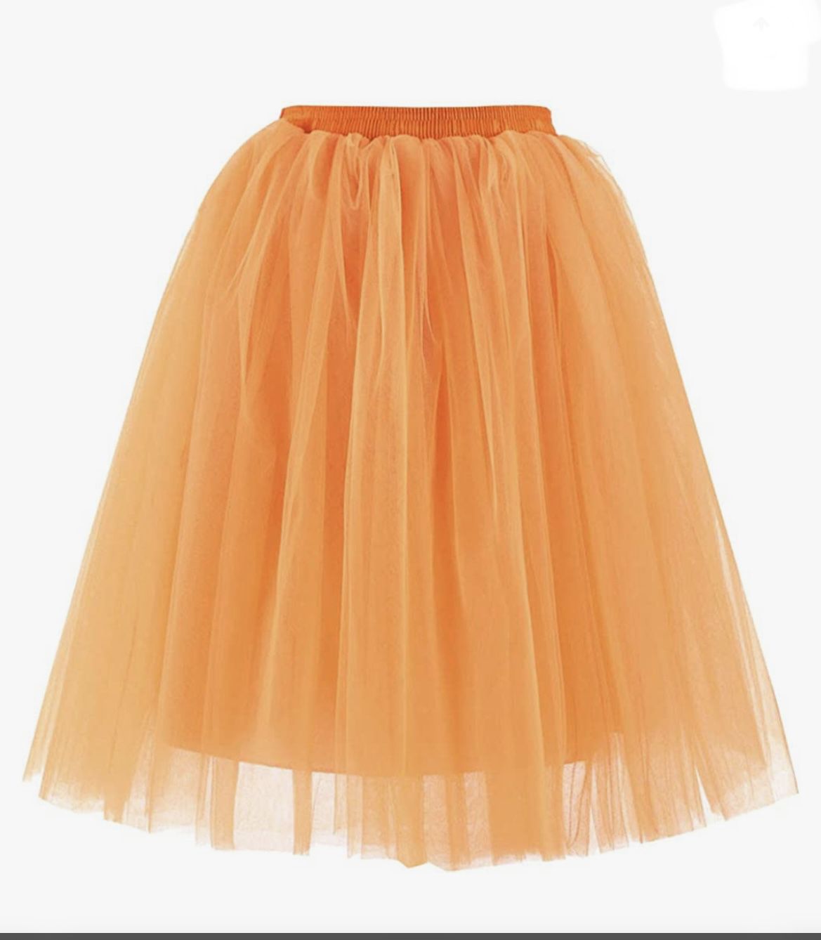 Woman’s Tulle Knee Length Skirt 