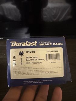 2018 Toyota Corolla brake pads and rotors