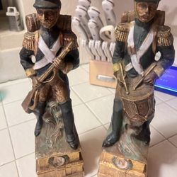 Vintage 1970’s French Soldiers Liquor Bottles 