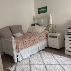 Everything Twin Bed/ Mattress/ Dresser/ Nite Stand And Desk