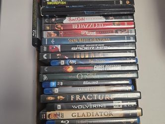 31 DVD & Blu-ray Movie Lot – Marvel, DC, Disney, Star Wars, Hobbit & More