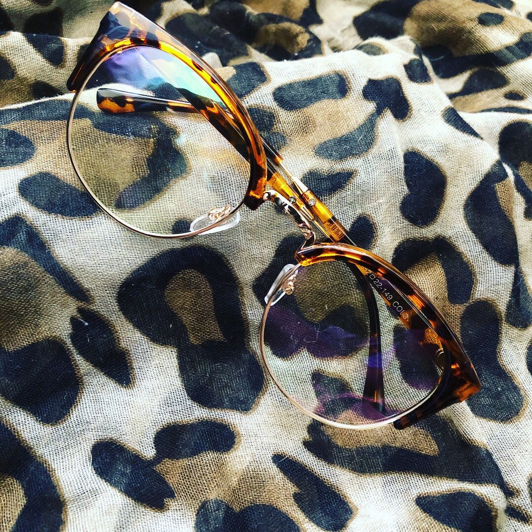 New! Animal Print Eyeglass Frames