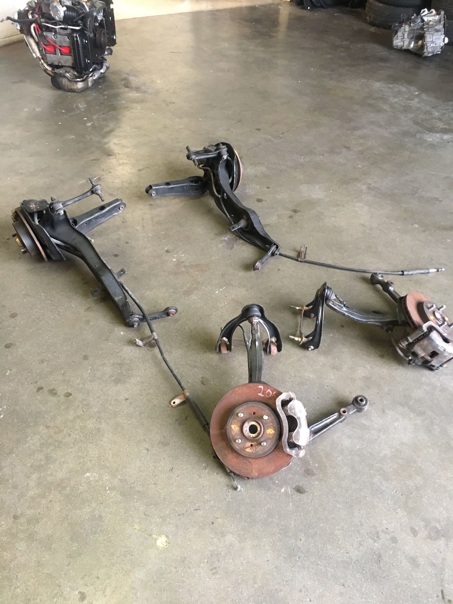 JDM HONDA ACURA INTEGRA B18C TYPE R DC2 ITR FRONT & REAR BRAKE CALIPERS ...