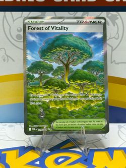 Forest of Vitality Trainer Stadium Ultra Rare Card 109/088, Mega Evolution Perfect Order