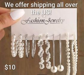 Lots of hoop earrings!!!