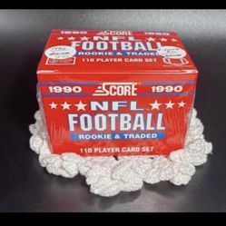 Score 1990 NFL football Rookie & Traded 110 player card set