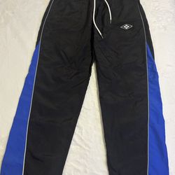Royal Blue Black Windbreaker pants