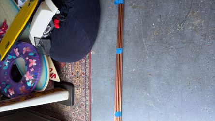 (12) x Copper Pipe Type M 5’ x 0.5”