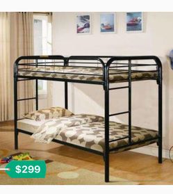 Twin Black Bunk Bed Blowout💥Brand New In Box