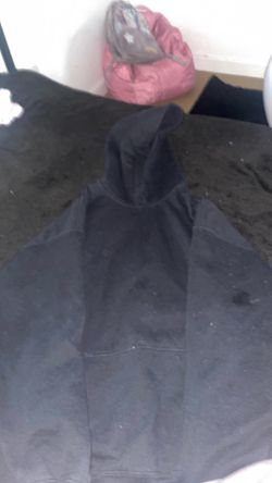 All black hoodie