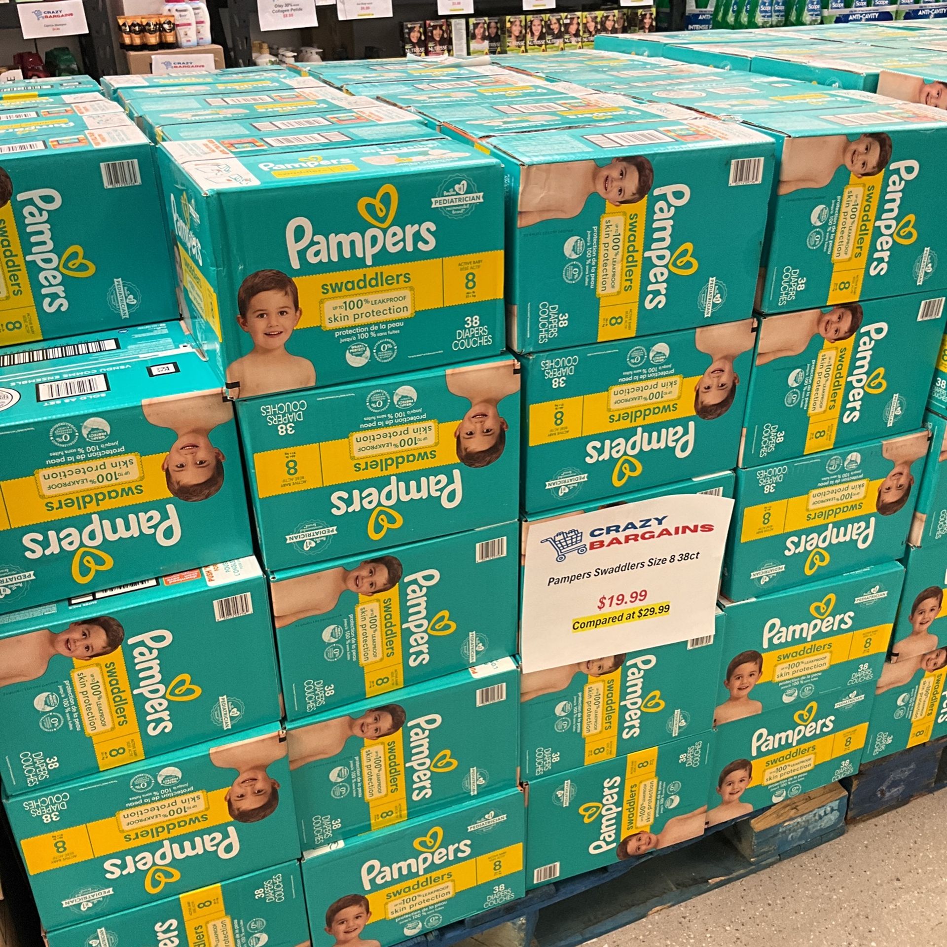 Pampers Diapers Different Size Quantity