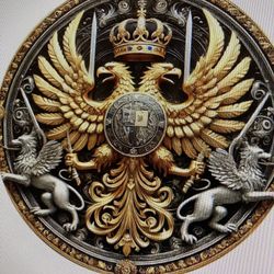 Flat Aluminum 8” Diameter Wall Art