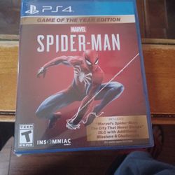 PS4  Spider-Man Game Of The year Edition 