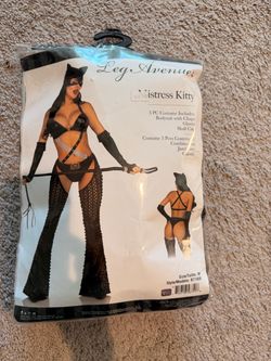 Cat Woman Costume Size Medium with Extras