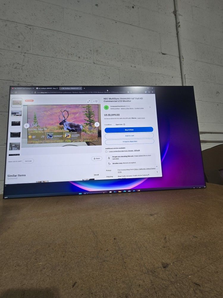 NEC 46" Pro Commercial HD Monitor