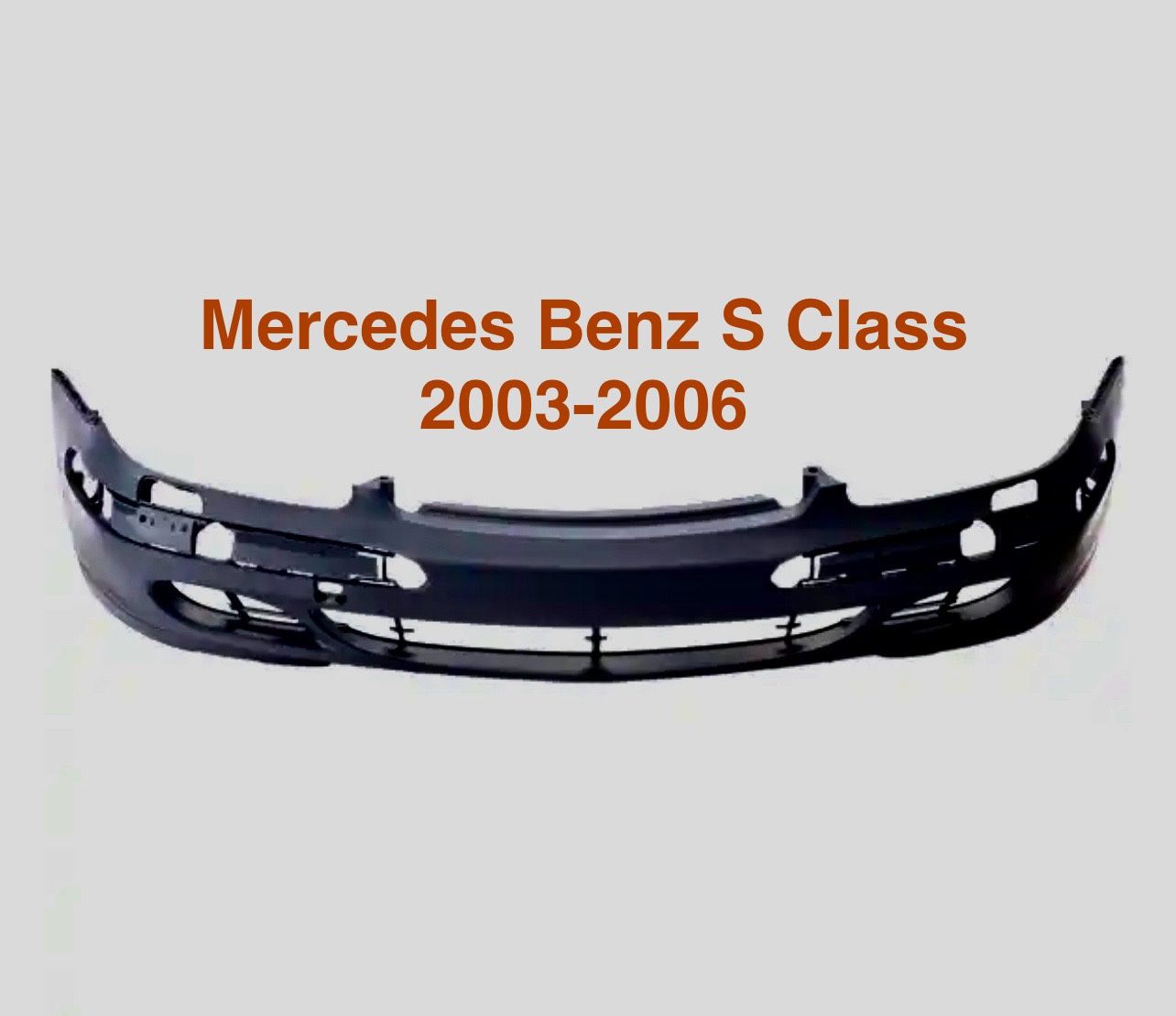 Front bumper cover mercedes benz S class 2003-2006