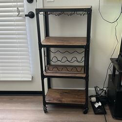 Four Tiered Bar Cart